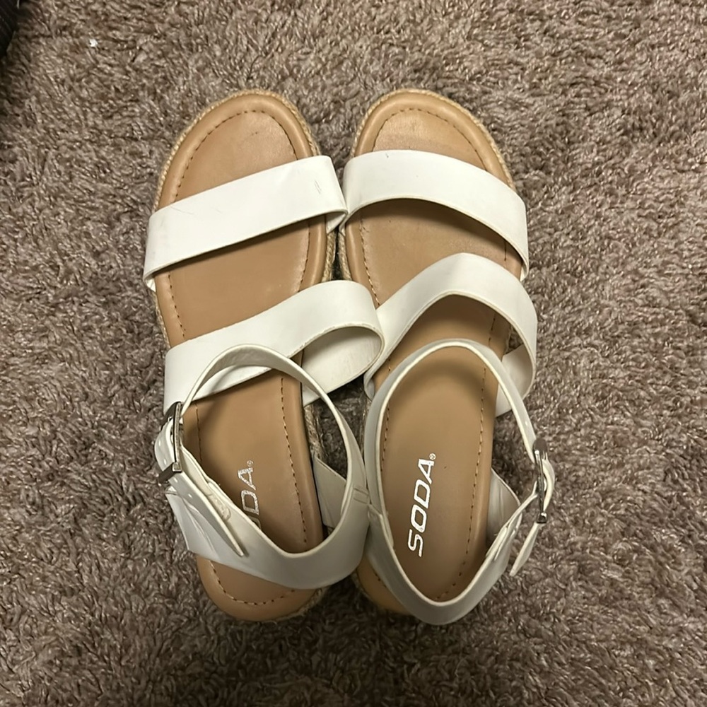 Women’s sandals from Soda, size 8.5.